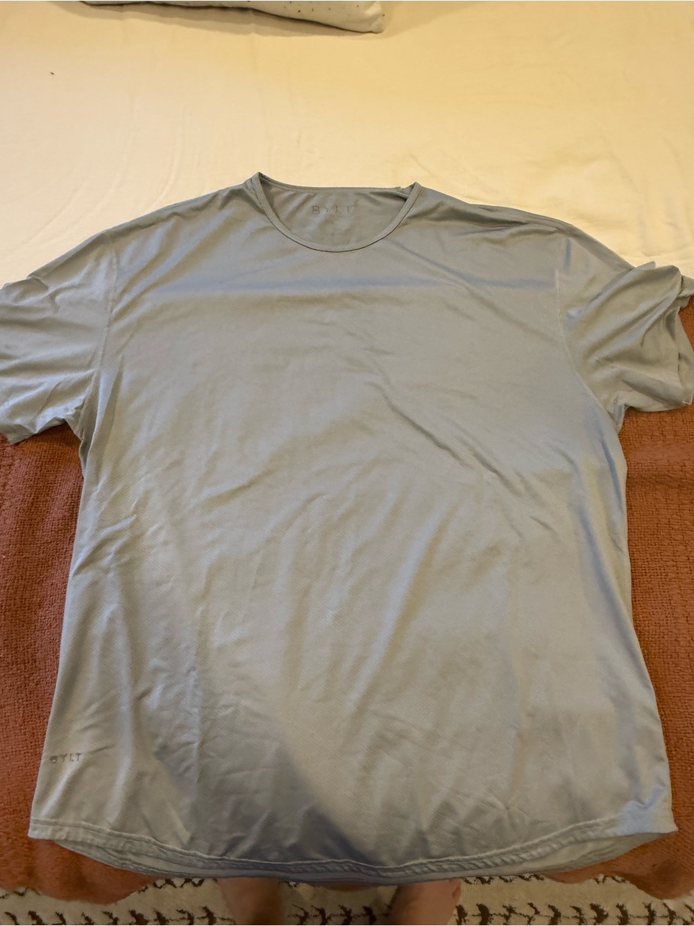 BYLT Basics Men’s Light Blue Crewneck Short Sleeve Tee